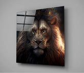 Lion King Glass Wall Art || Designer Collection | Insigne Art Design