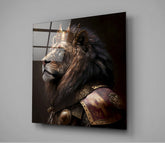 Lion King Glass Wall Art || Designer Collection | Insigne Art Design