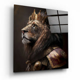 Lion King Glass Wall Art || Designer Collection | Insigne Art Design