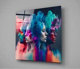 Smoked Thoughts Glass Wall Art || Designer Collection | Insigne Art Design