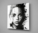 Woman Glass Wall Art || Designer Collection | Insigne Art Design
