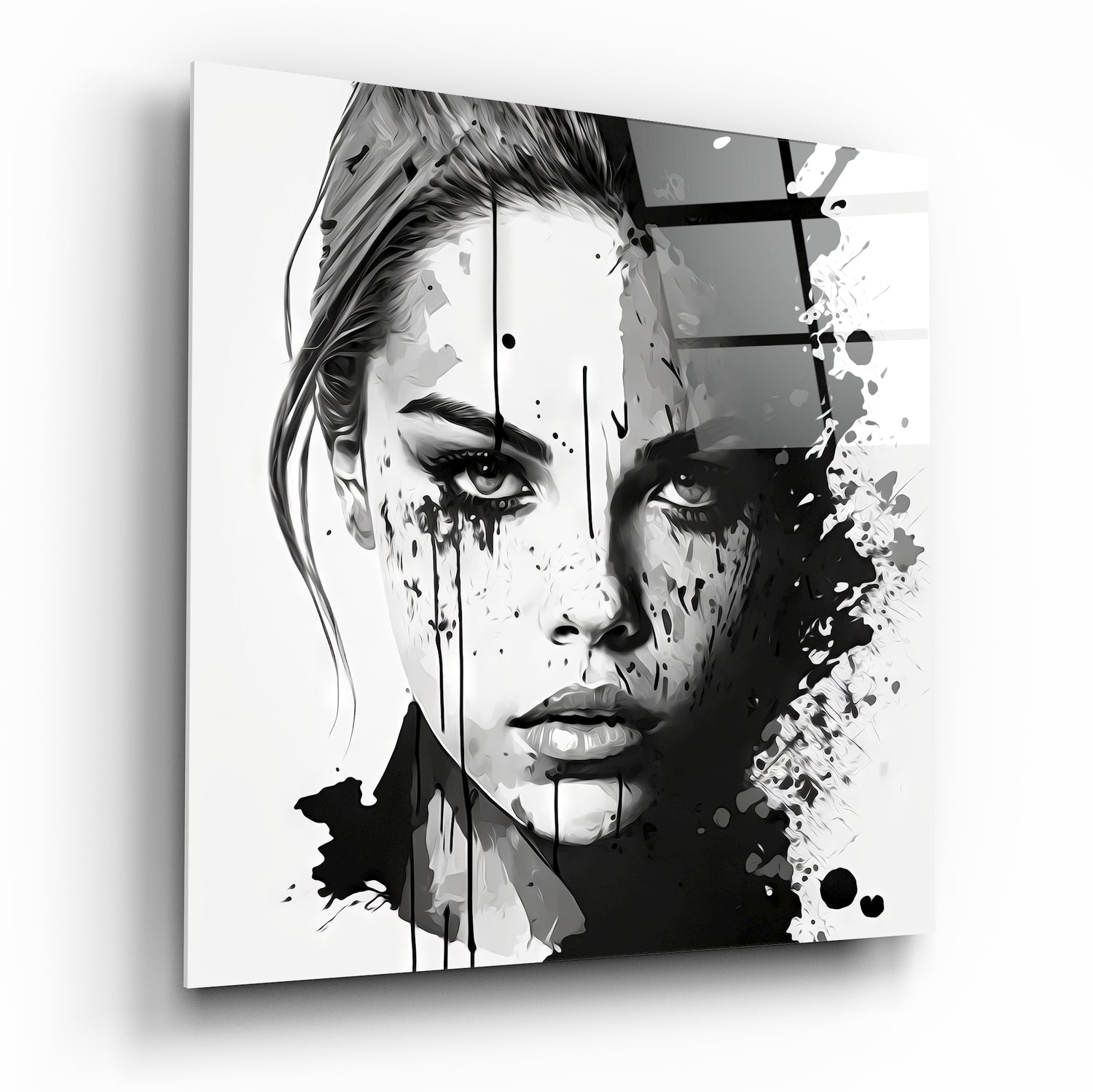 Woman Glass Wall Art || Designer Collection | Insigne Art Design