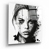 Woman Glass Wall Art || Designer Collection | Insigne Art Design