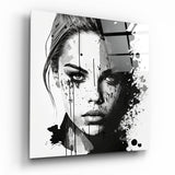 Woman Glass Wall Art || Designer Collection | Insigne Art Design