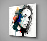 Woman Glass Wall Art || Designer Collection | Insigne Art Design