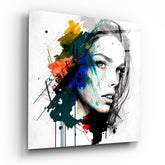 Woman Glass Wall Art || Designer Collection | Insigne Art Design