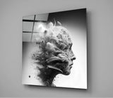Smoked Thoughts Glass Wall Art || Designer Collection | Insigne Art Design