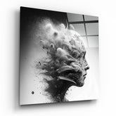 Smoked Thoughts Glass Wall Art || Designer Collection | Insigne Art Design
