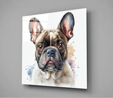 Cute Dog Glass Wall Art || Designers Collection | Insigne Art Design