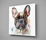 Cute Dog Glass Wall Art || Designers Collection | Insigne Art Design