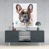 Cute Dog Glass Wall Art || Designers Collection | Insigne Art Design