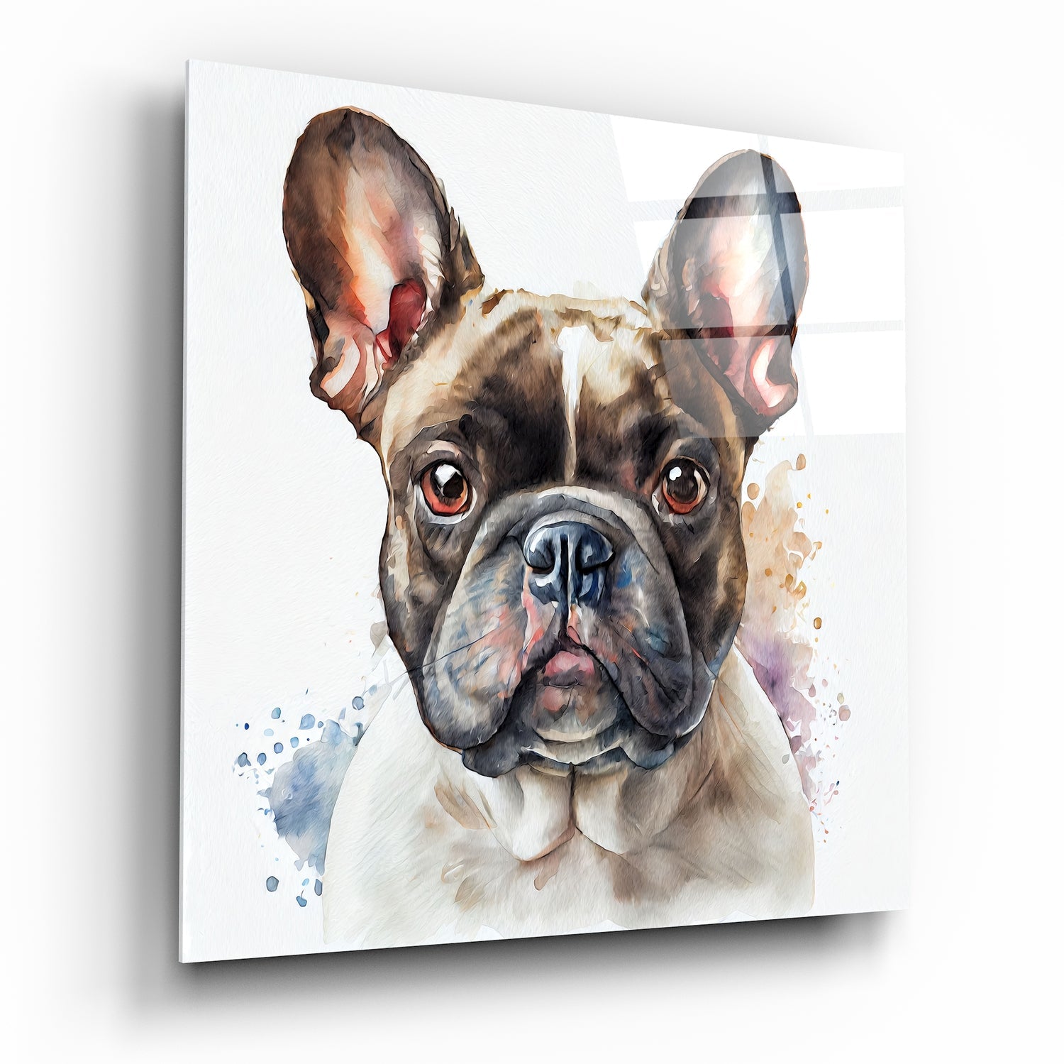 Cute Dog Glass Wall Art || Designers Collection | Insigne Art Design