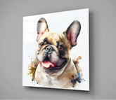 Cute Dog Glass Wall Art || Designers Collection | Insigne Art Design