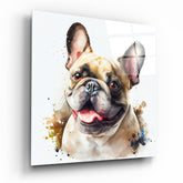 Cute Dog Glass Wall Art || Designers Collection | Insigne Art Design
