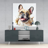 Cute Dog Glass Wall Art || Designers Collection | Insigne Art Design