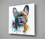 Cute Dog Glass Wall Art || Designers Collection | Insigne Art Design
