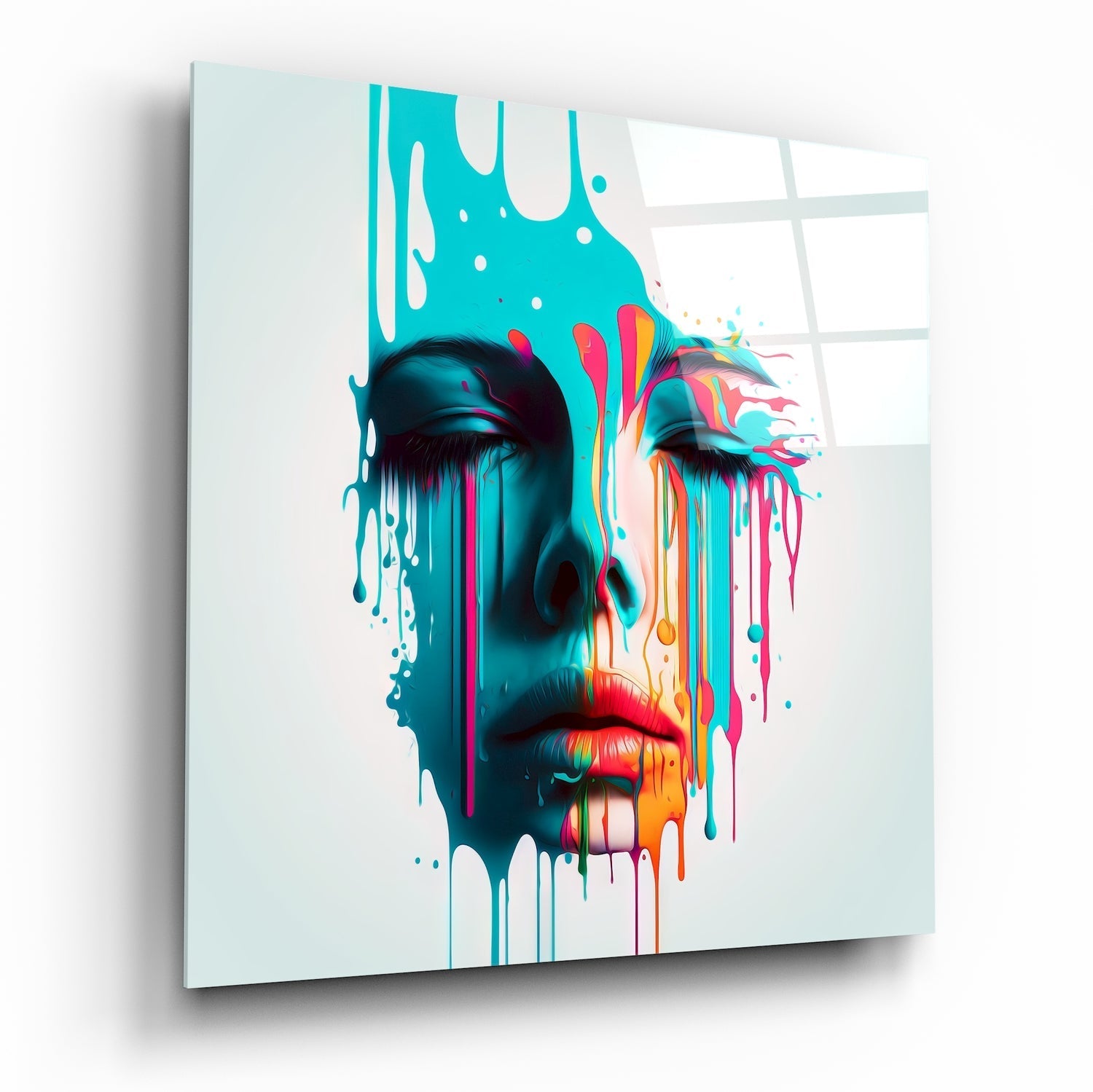 Face of Her Glass Wall Art || Designers Collection | Insigne Art Design