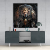 Lion King Glass Wall Art || Designer Collection | Insigne Art Design