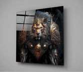 Lion King Glass Wall Art || Designer Collection | Insigne Art Design