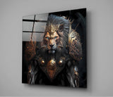 Lion King Glass Wall Art || Designer Collection | Insigne Art Design
