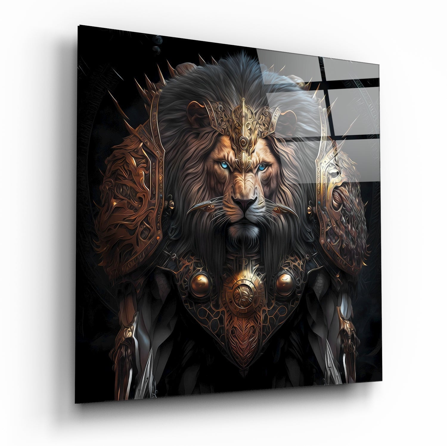 Lion King Glass Wall Art || Designer Collection | Insigne Art Design