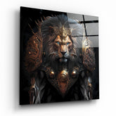 Lion King Glass Wall Art || Designer Collection | Insigne Art Design