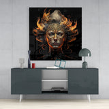 The Wrath of the Woman Glass Wall Art || Designer Collection | Insigne Art Design