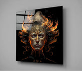 The Wrath of the Woman Glass Wall Art || Designer Collection | Insigne Art Design
