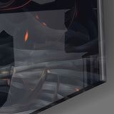 The Wrath of the Woman Glass Wall Art || Designer Collection | Insigne Art Design