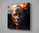 The Wrath of the Woman Glass Wall Art || Designer Collection | Insigne Art Design