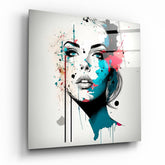 Woman Glass Wall Art || Designer Collection | Insigne Art Design
