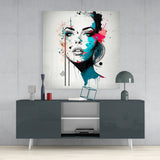 Woman Glass Wall Art || Designer Collection | Insigne Art Design