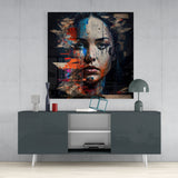 Woman Glass Wall Art || Designer Collection | Insigne Art Design