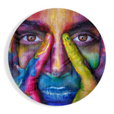 Colorful Look Glass Wall Art