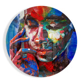 Colored Sadness Glass Wall Art