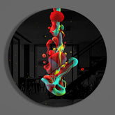 Abstract Glass Wall Art