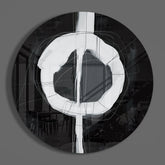 Abstract Glass Wall Art