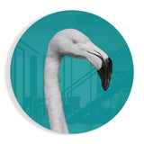 Flamingo Glass Wall Art