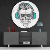Skull Glass Wall Art