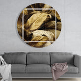 Leaf Glass Wall Art