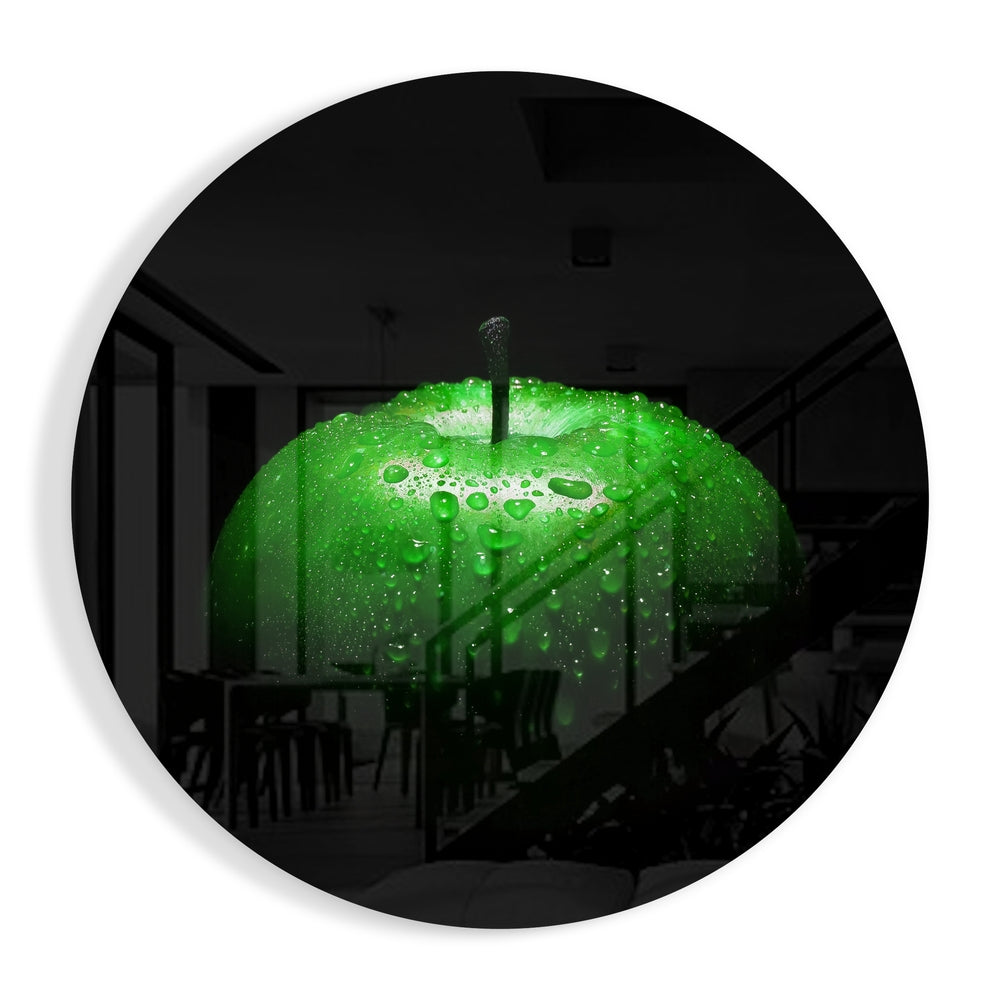 Apple Glass Wall Art