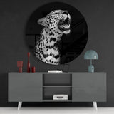 Leopard Glass Wall Art