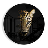 Leopard Glass Wall Art