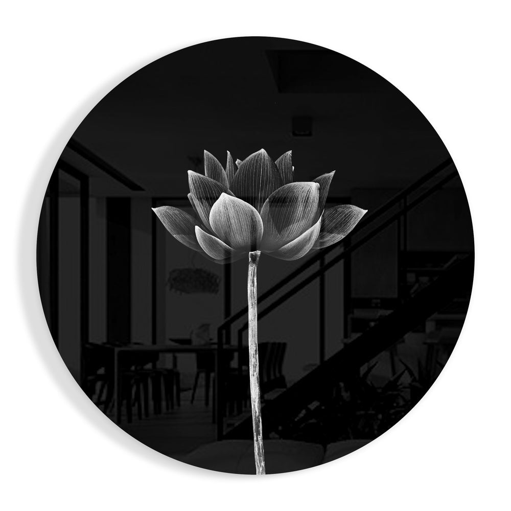 Flower Glass Wall Art