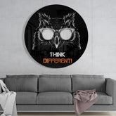Owl Glass Wall Art