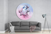 Skull Glass Wall Art