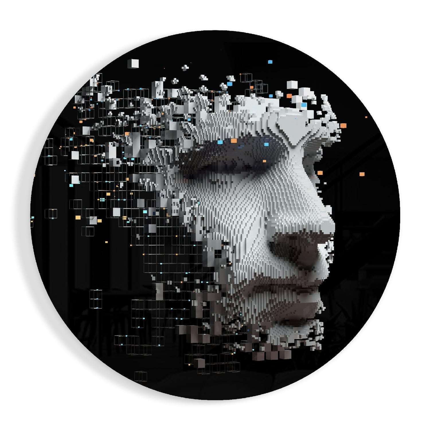 Being Human Glass Wall Art