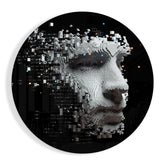 Being Human Glass Wall Art