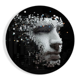 Being Human Glass Wall Art