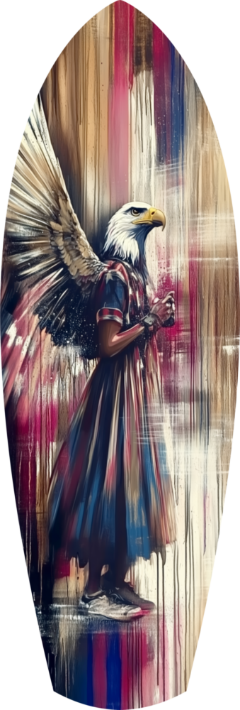 American Eagle Glass Wall Art